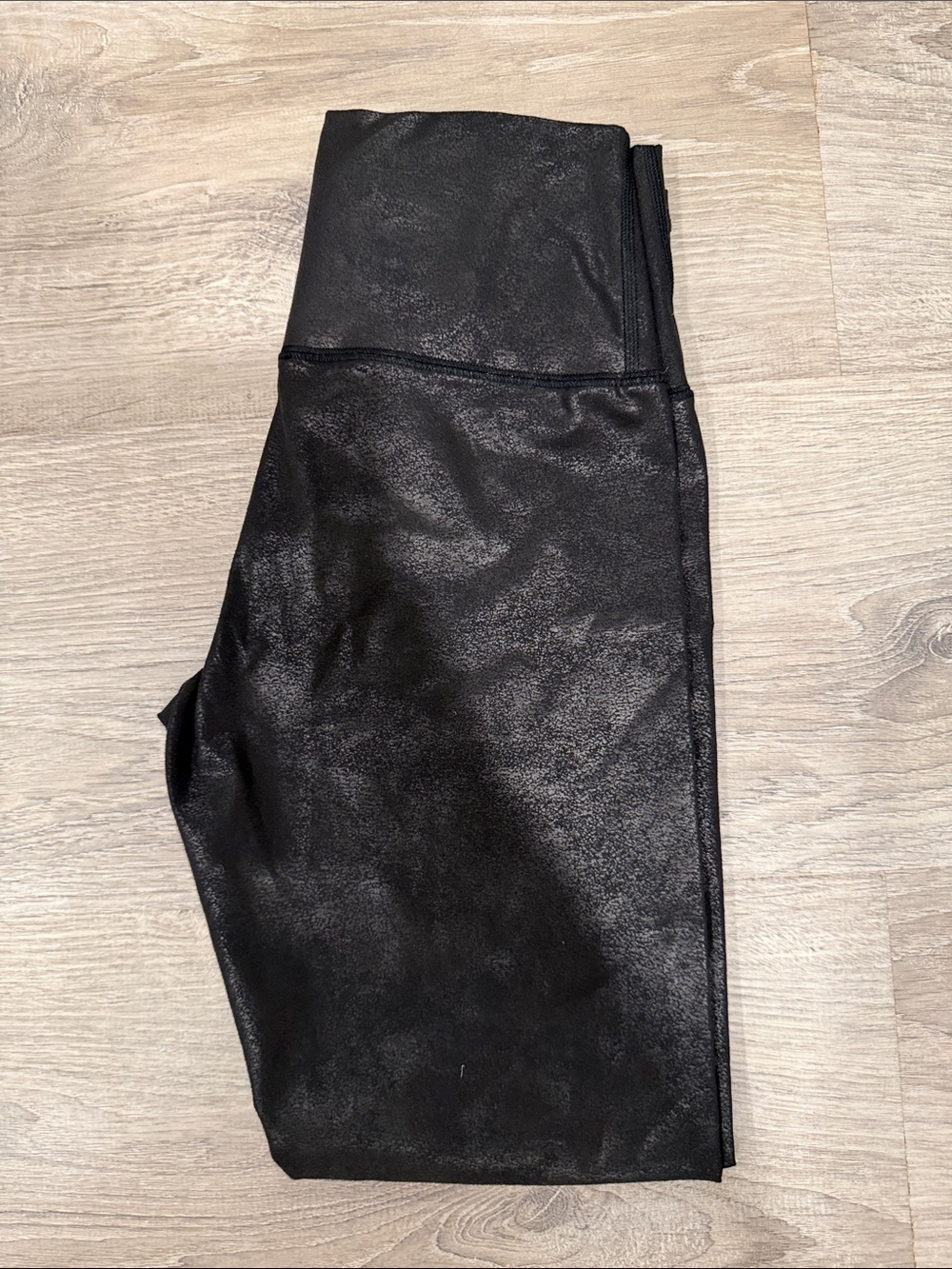 aerie Black Faux-Leather Leggings
